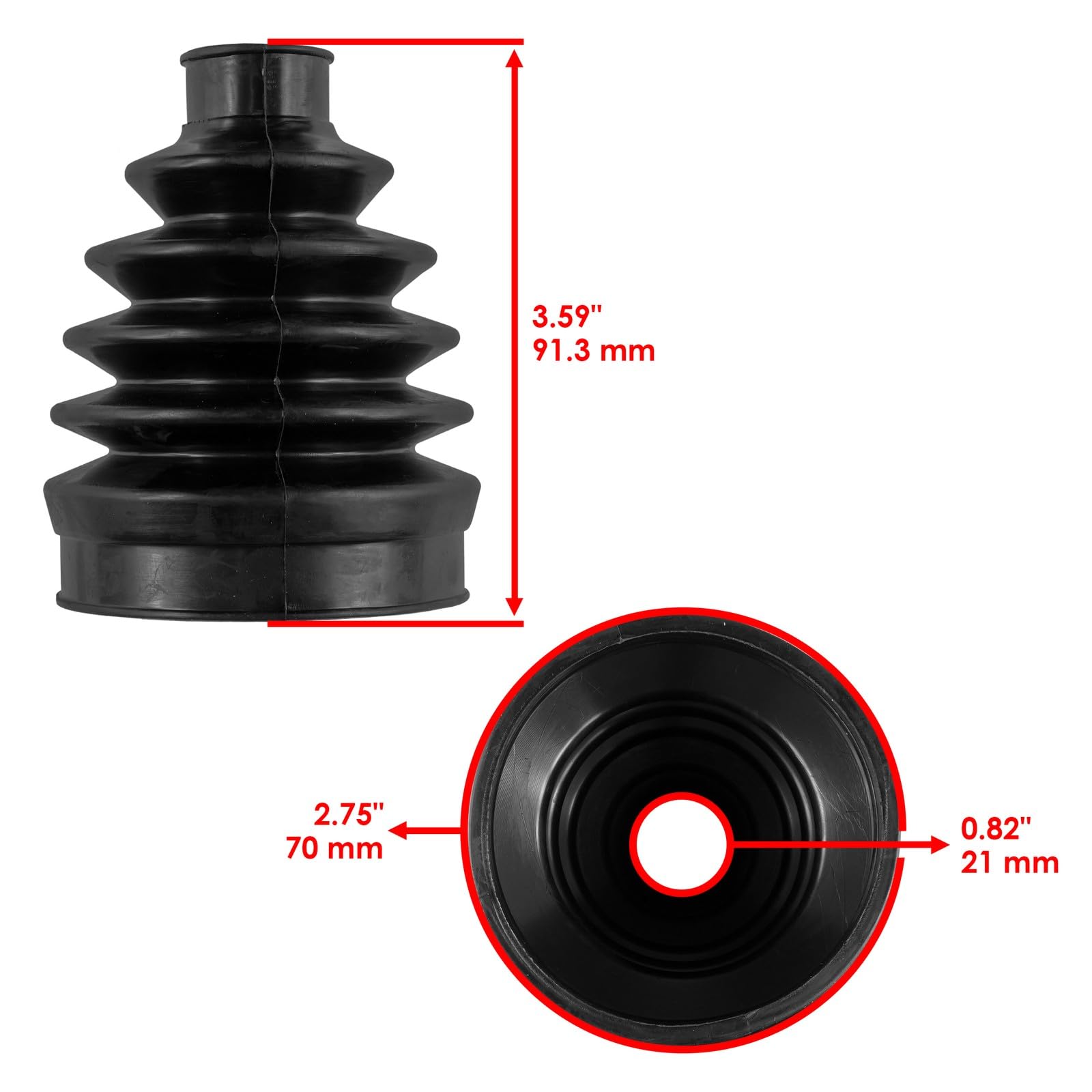 Amazon.com: Replacement For 2208157 Front Axle Inner CV Boot for